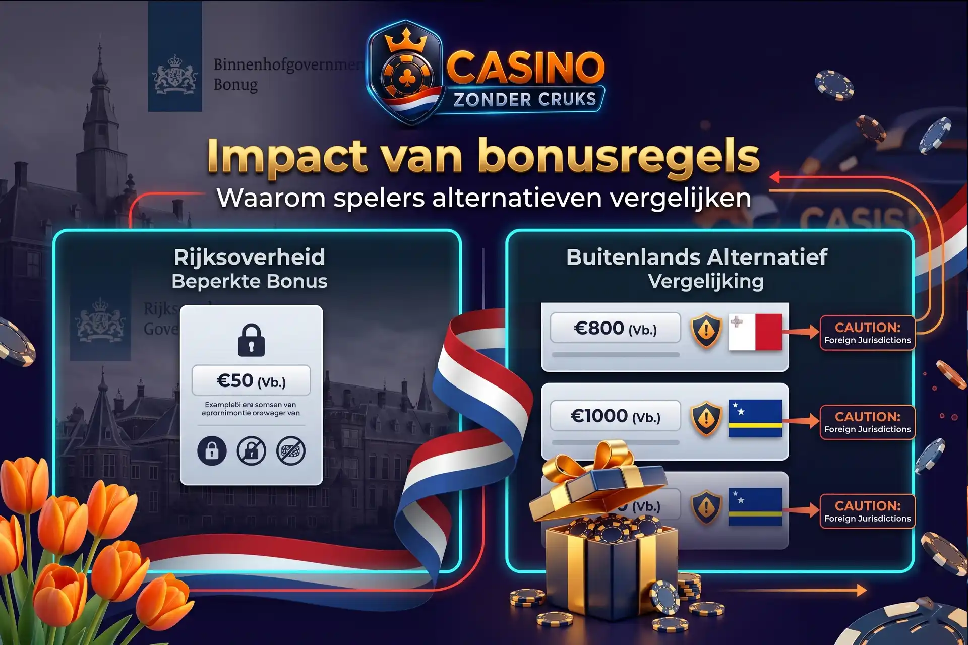 Online casino zonder Cruks als alternatief door veranderende bonusregels