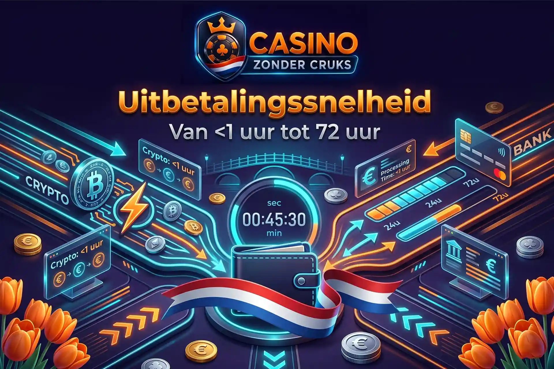Online casino zonder Cruks met focus op snelle winstuitbetalingen